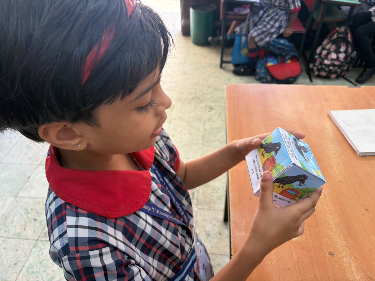 kv2colabamumbai's tweet photo. Read, Learn & Have Fun! 📚✨
Joyful, play-based reading activities make foundational literacy engaging—building phonics, vocabulary, comprehension and confident young readers. 🌈👧👦 #FoundationalLiteracy #FLN #NIPUNBharat #ReadingForFun #KVS
@KVS_HQ @KvsMumbai https://t.co/ECaV3PfUWx