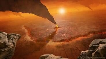 talius's tweet photo. #Venus #ate its #moon: How Earth's 'twin' could have swallowed a rocky satellite 

New research reveals that Venus didn't miss out on having a moon or lose one to a giant impact - it likely swallowed it whole, solving a planetary mystery >> https://t.co/ME1Km3xhTm https://t.co/gi6zbWs8Ka