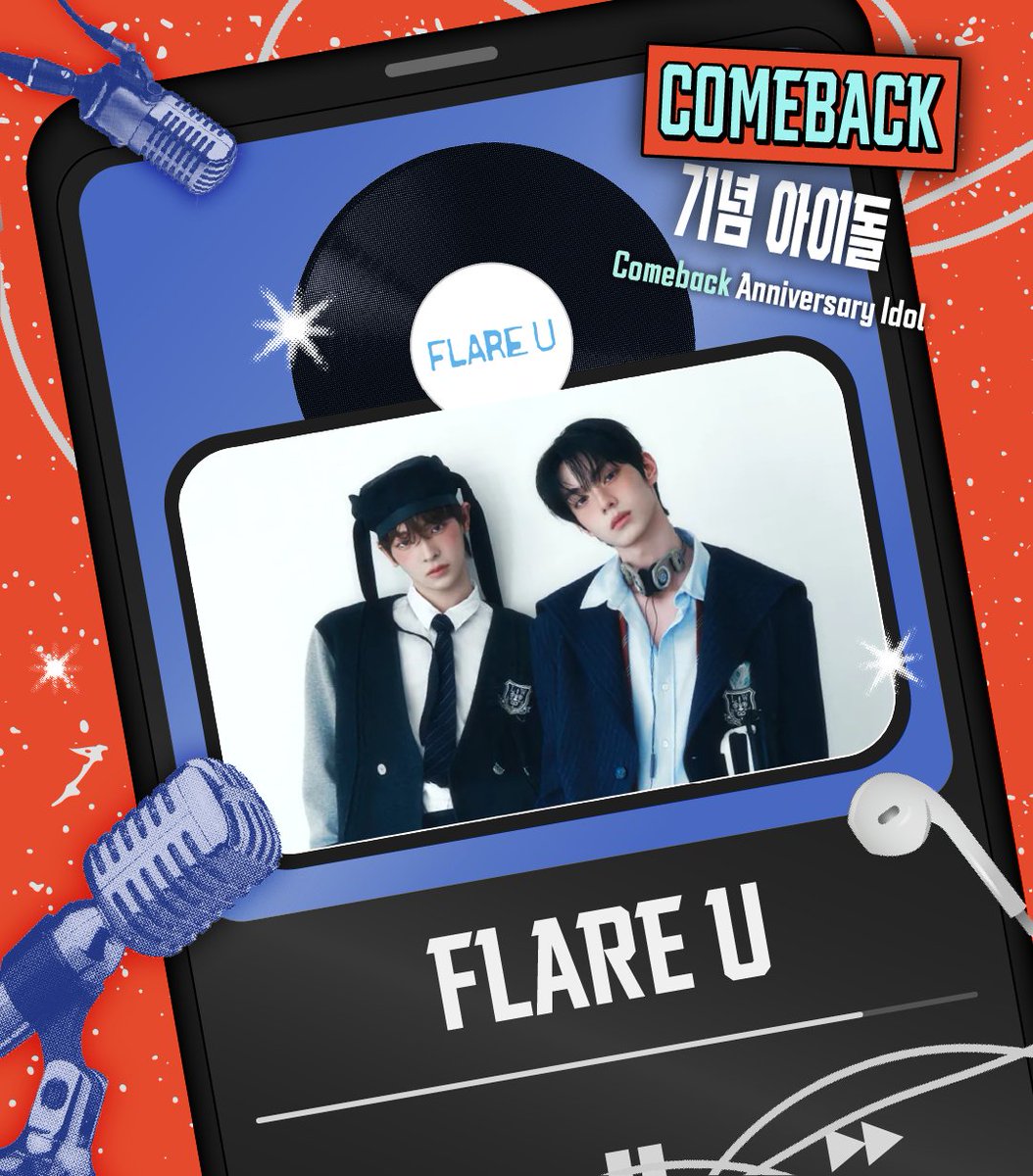 UPICK_twt's tweet photo. 🎉유픽 <컴백 기념 아이돌🥳🎉> 우승자
UPICK <Comeback Anniversary Idol🥳🎉> winner

Congratulations (•ᴗ•)و
🏆 #FLAREU #플레어유 🏆

📍Design guide
🔗https://t.co/MZ4WNdPN3j

🗓️ Deadline
⤿ ~ 10/2 2PM KST https://t.co/KGU9DZlhgd