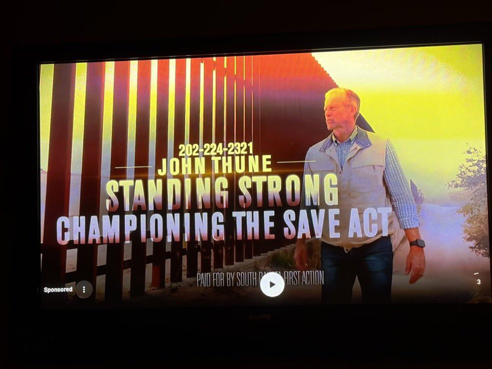 blammo20301's tweet photo. And he has the AUDACITY to run ads saying he’s “championing the SAVE Act” https://t.co/EyrRGvTWlE