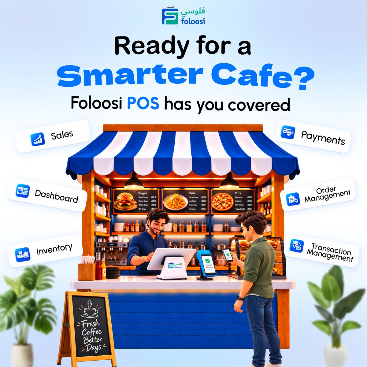 foloosi's tweet photo. Why manage your business across different tools when one POS software can bring your daily operations together? Simplify the way you manage your business with Foloosi POS.📊

Explore Foloosi POS today 💡

#FoloosiPOS #RestaurantPOS #RetailPOS #CafeSolutions #DigitalPOS https://t.co/95iKLLT2cu