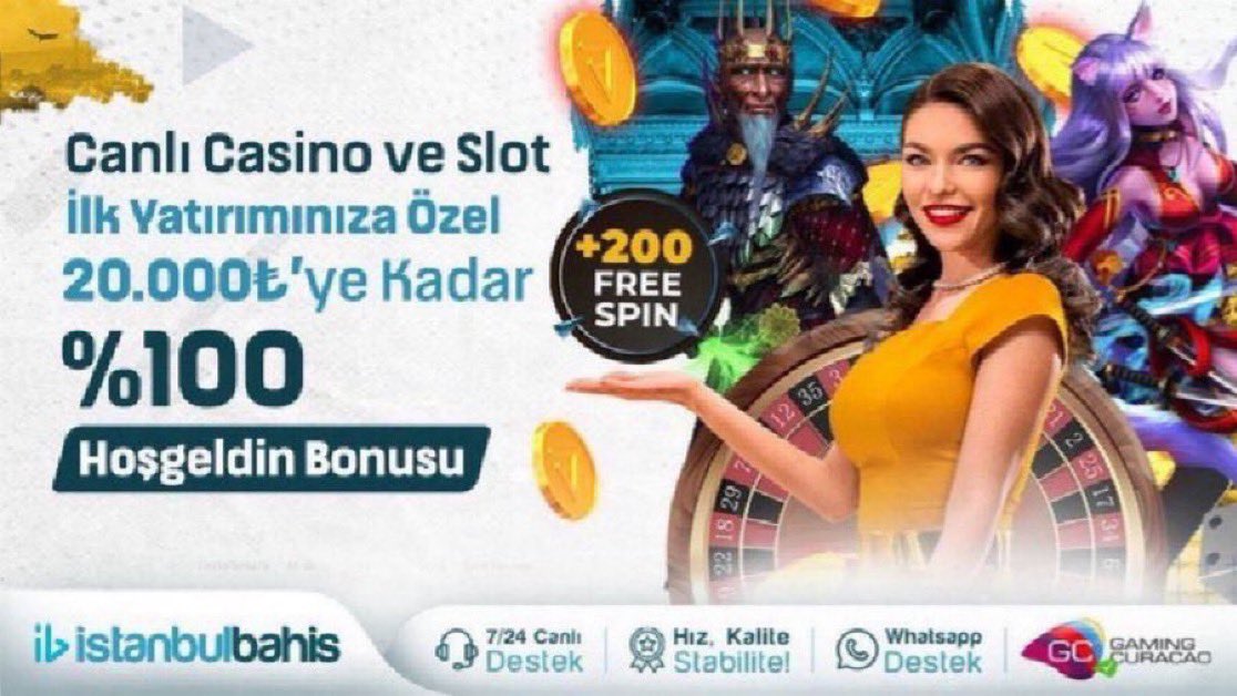 istanbul_bhs's tweet photo. 🔔  #İstanbulBahis ' ten Kazandıran Hoş Geldin Bonusu 💵

🎰 Canlı Casino &amp; Slot Alanında İlk Yatırımınıza Özel 20.000 ₺'ye Kadar %100 Hoş Geldin Bonusu ‼️

🔥 Hepsi ve Daha Fazlası için tıkla https://t.co/TOJtYz3LuV 💰 https://t.co/gUEsWJ63ee