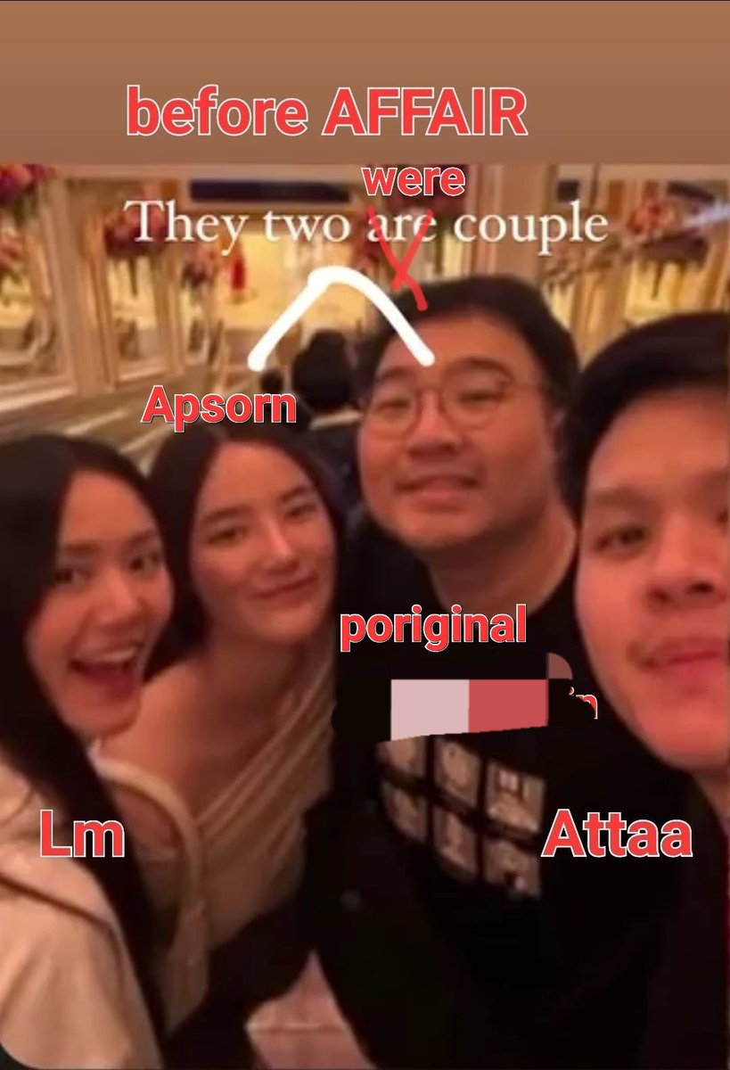 TheoryOf26571's tweet photo. It's a family affair 🤭 Lm, bf Attaa, his cousins fiancèe.  #ลูกหมีซอนญ่า #LMSY #LMlookmhee https://t.co/bppkvnN4kk