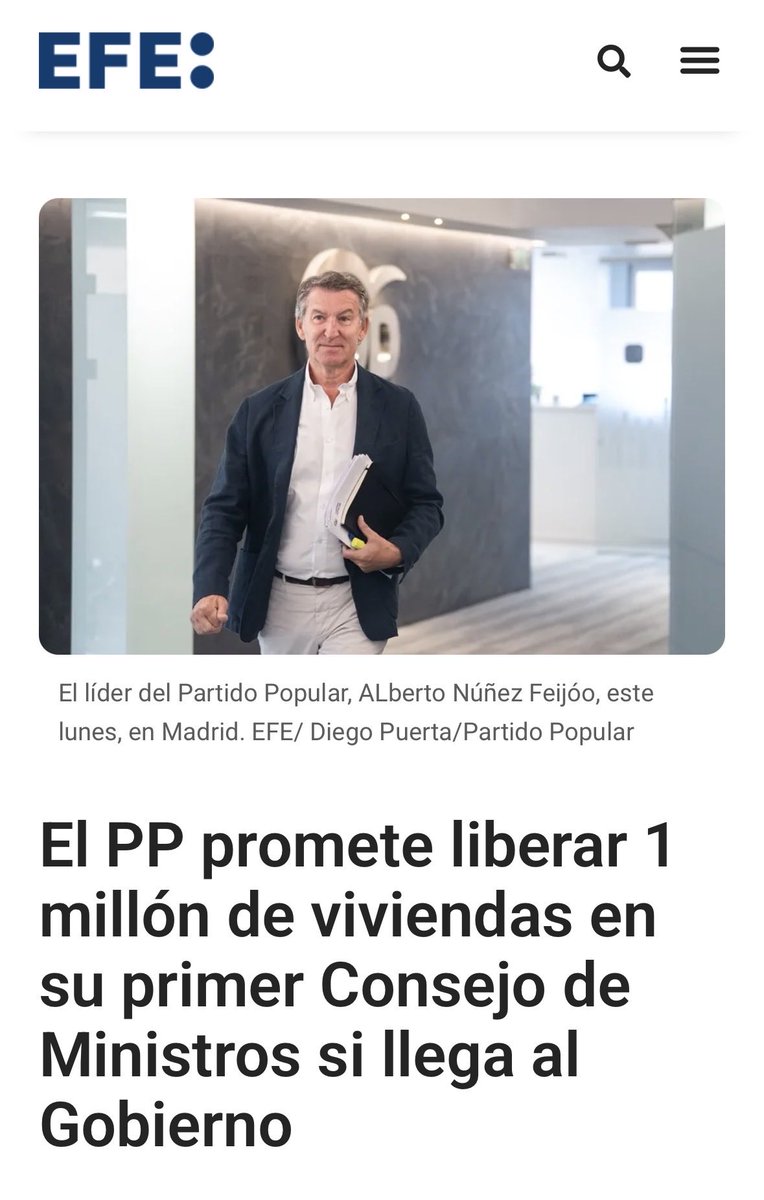 antuan556's tweet photo. @eldiarioes El problema de la vivienda nace del precio del suelo. 
Las competencias del suelo las tienen los ayuntamientos y las comunidades autónomas que ahora las tiene paralizadas hasta que gobiernen ellos. https://t.co/BJMlbWhkE7