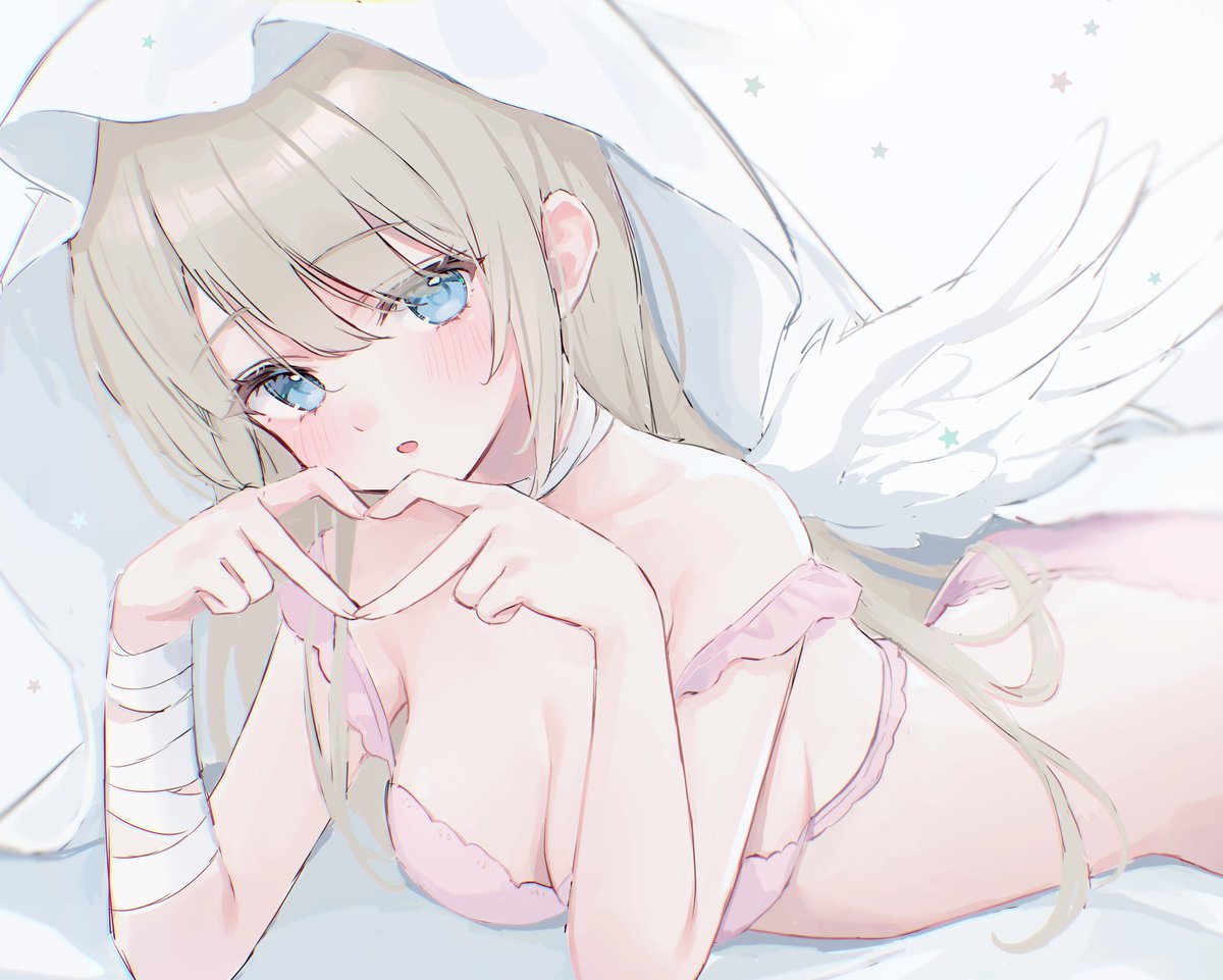 sn_hiyori's tweet photo. 昔描いて放置してたラフ天使ちゃん https://t.co/ocAFpxyeTN