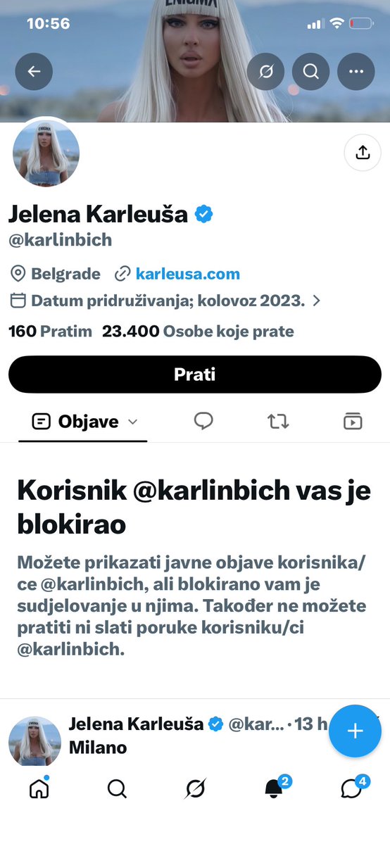 sa_jagoda's tweet photo. Pa najlakse da se blokiraju fanovi kad govoris istinu.Karly,Karly opet pravis neka sranja 🤪😛🥰 https://t.co/cJLhYNLN40