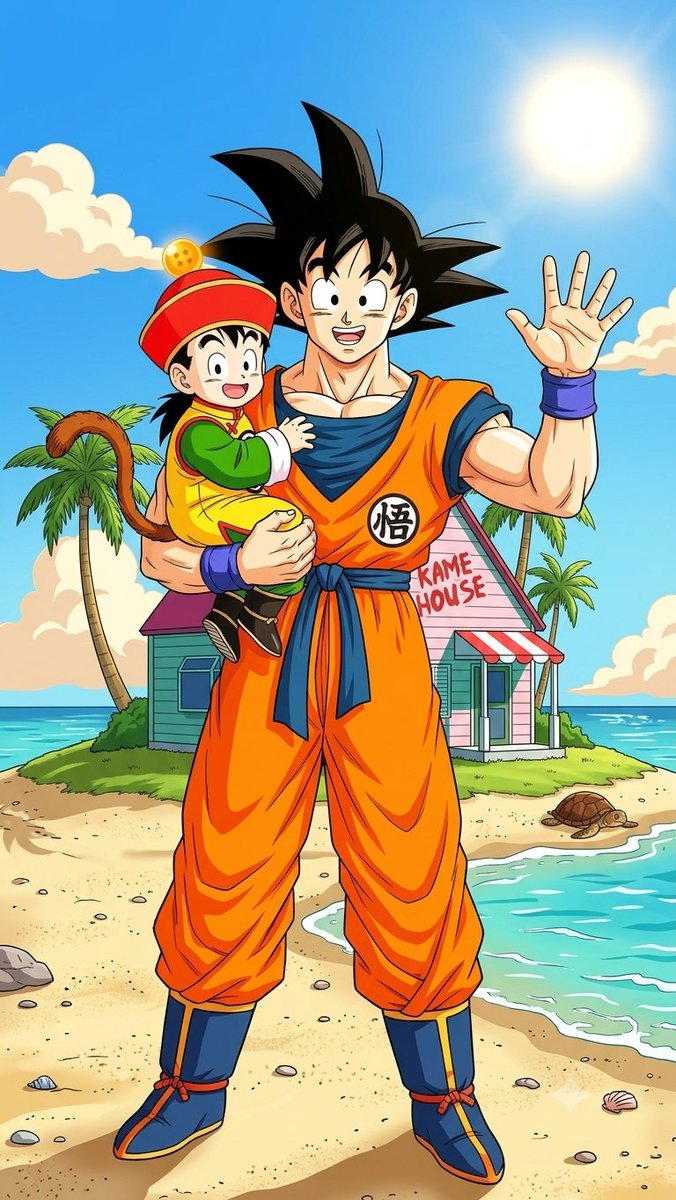 Vicarious____'s tweet photo. @dbs_10_10 Use Goku and gohan and add Kame house in https://t.co/GUR2Fl6Ljz