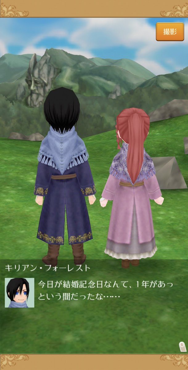 sp1ca68_2p's tweet photo. のんびりエルネア、結婚3年目を迎え長女は2歳になり怒涛の子作り会話連打で第二子も授かりました(  ˊᵕˋ 🫶 )
ログボでヘアカタログ貰ったのでポニテにしてみたり季節ごとに夫婦でおそろいの服にしたり農場代表になったり国王陛下と親友になったり。やっぱワーネバ楽しいな〜！！ https://t.co/j0qMtugy7M