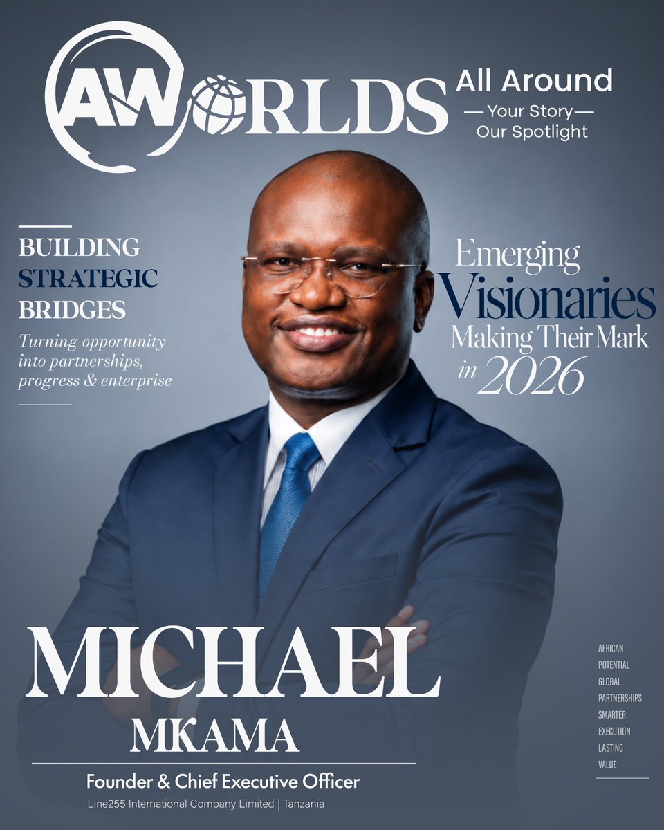 all_aroundworld's tweet photo. Michael Mkama - Emerging Visionaries Making Their Mark in 2026
📷 Read the full feature:
https://t.co/abmDtbARUx
#AllAroundWorlds #EmergingVisionaries #MichaelMkama #AfricanBusiness #Entrepreneurship #BusinessLeadership #StrategicPartnerships #Tanzania #BusinessGrowth https://t.co/YBJcfZh36q