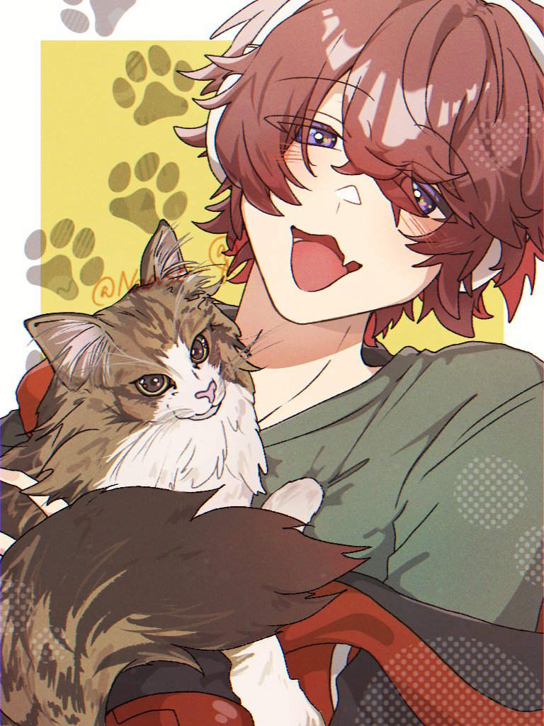 Naase_ao's tweet photo. #しろっぽ むーちゃんとぶるーく🐾 https://t.co/2UXxNn4IfF