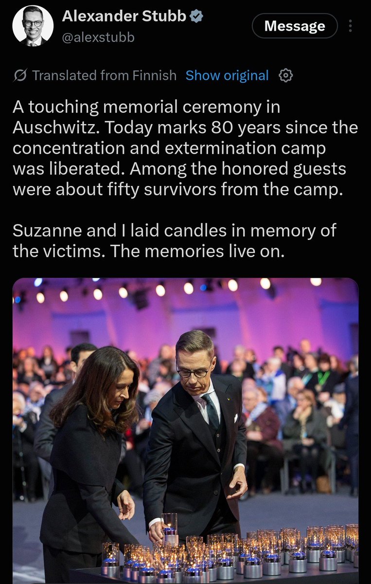 OCCPriceless's tweet photo. Never Again Cannot Be Selective

I recently visited Poland and used the opportunity, while in the Kazimierz district of Kraków, to pay homage to the 65,000 Polish citizens of Jewish nationality from Kraków and its surroundings who were murdered by the Nazis during World War II. Unfortunately, because of my schedule, I could not visit Auschwitz, where more than one million Jews were murdered by the Nazi regime.

Nobody has told them to move on and forget the past. For them, “never again” still means never again. Even the President of Finland, Alexander Stubb, who would likely tell H.E. Simon Ekpa to forget the Biafran genocide, move on, and enjoy the Finnish citizenship they are so desperately trying to take from him, still pays homage to those who lost their lives to the Nazis.

We the people of Biafra can relate to this history because we too were victims of genocide by the Nigerian regime: a regime that invaded our land, illegally annexed it, and is worse than the Nazis. That regime remains in power today and continues a systematic genocide against Biafrans.

When I paid homage to the martyrs in Poland, I did not feel unsafe. When Biafrans remember our martyrs on Biafran territory, the Nigerian regime kills us. After such killings, people like Alexander Stubb smile for photographs with members of that same regime.

Some may call this racism. I call it madness. If Alexander Stubb condemns the Nazis, yet supports those worse than the Nazis; those responsible for the deaths of millions of innocent Biafran children, women, and men, then he, and anyone like him, is a madman.

#ShameOnFinland 
#FinlandFreeSimonEkpa 

@Aki_Nummelin @AulaMK @BrookingsGlobal @CoE_RuleofLaw @FedericaMog @ForeignOfficeKE @FrankAmnesty @freedomhouse @HeikkaRR @HRHFoundation @ihmisoikeus @IHRF_English @ir_rkp @jihadwatchRS  @kokoomus @liandersson @MaiKivela @MariPSRantanen @Mariam__Lambert  @MikkonenKrista @minjakoskela @mtmalinen @NasimaRazmyar @Ofer_binshtok @OliviaSundberg1 @PaavoTeittinen @PACE_LegalHR  @PaiviRasanen @PekkarinenElina @PES_PSE @PS_ekryhma @sirpa_rautio @SingoeiAKorir @teijamakkonenfi @TyttiTup @veronikahonka