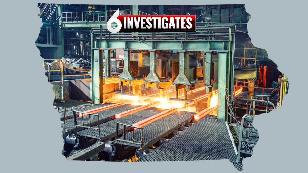 kwqcnews's tweet photo. The White House called a $15B Iowa steel mill a "done deal," but TV6 Investigates discovered no permits, no property sales, and a location that's still a secret. Here's what we found: https://t.co/lWLd1EPl4I