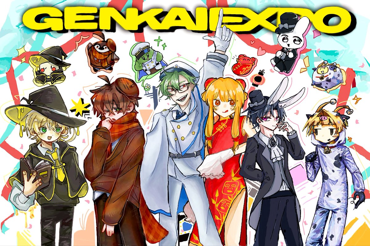 od_kura's tweet photo. #ゲンカイエキスポ 
リアイベ開催記念に絵チャ合作しました！！！ https://t.co/Ozt35VaJ88