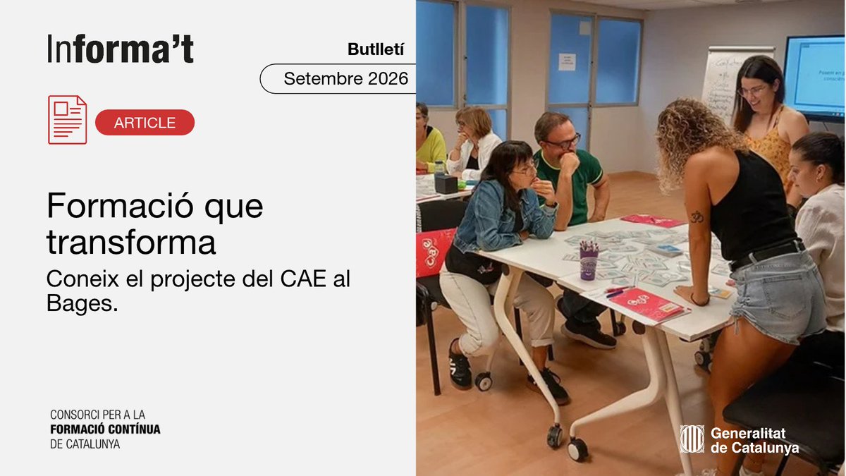 fpo_continua's tweet photo. 🎓 Al @caemanresa la formació posa les persones al centre.

Fa més de 40 anys que treballen en la formació de professionals de l’educació, el lleure i l’acció comunitària.

🔗 Vols saber-ne més? https://t.co/v07wt2qcNq

#Formació https://t.co/p0zZ8EMu61