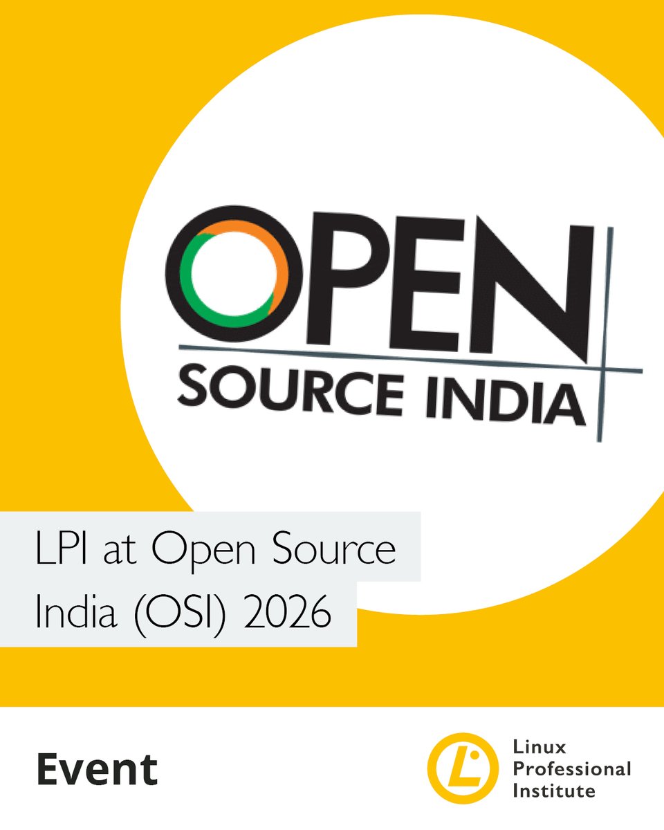 LPISEAsia's tweet photo. Heading to #OpenSourceIndia 2026 in Bengaluru?

Meet Makoto &amp; Jolly at the @LPIConnect booth to discover #opensource career pathways, grab swag &amp; get 20% off LPI exams!

We’re an Exhibiting Partner at India’s leading #FOSS event, Oct. 7–8! 🐧💪
https://t.co/t14tPvs6Rf https://t.co/eKoDcmcozz
