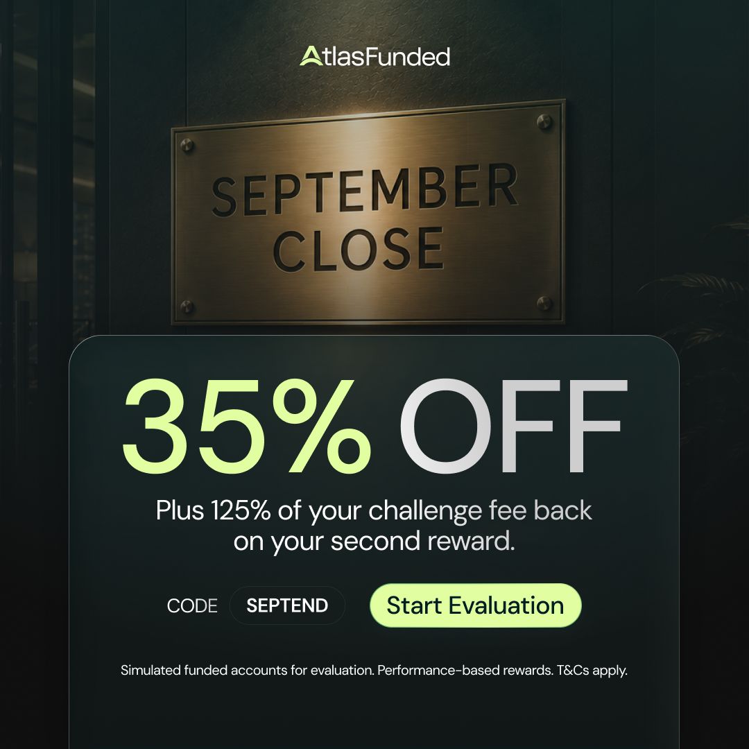 atlasfunded's tweet photo. TODAY IS THE LAST DAY 🚨 

35% OFF + 125% REFUND with code "SEPTEND"⚡️ 

Nobody has ever looked back and wished they had waited a bit longer to begin.

You can be one of our traders who's getting amazing payouts 💸 

See it for yourself at our reposts section.

Start now 👉️ https://t.co/3c6GFuq1lD