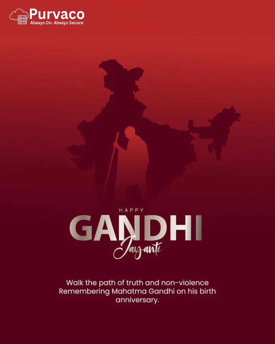 purvaco's tweet photo. On Gandhi Jayanti, Purvaco remembers Mahatma Gandhi and the timeless values of truth, peace, non-violence, and unity.

Purvaco wishes everyone a peaceful and meaningful Gandhi Jayanti. 🇮🇳

#GandhiJayanti #MahatmaGandhi #Ahimsa #NonViolence #Truth #Peace #Unity https://t.co/1qDOMBJhuG