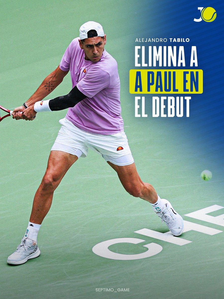 Septimo_Game's tweet photo. TRIUNFAZO 🔥

Alejandro Tabilo jugó uno de sus mejores partidos del año y aplastó a Tommy Paul, 16 del mundo, en la 1ra ronda del ATP 500 de Tokio 💣

Fue 6-1 6-2 del chileno sobre el estadounidense para meterse en los 8vos de final donde chocará con Shapovalov o Shimabukuro 🥵 https://t.co/UYLM1I81w9