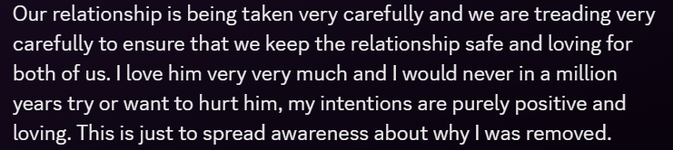 Star14Dark's tweet photo. As I said, this is purely informational and just intended to let people know about my situation. (2/2) https://t.co/CBy8h6Meof