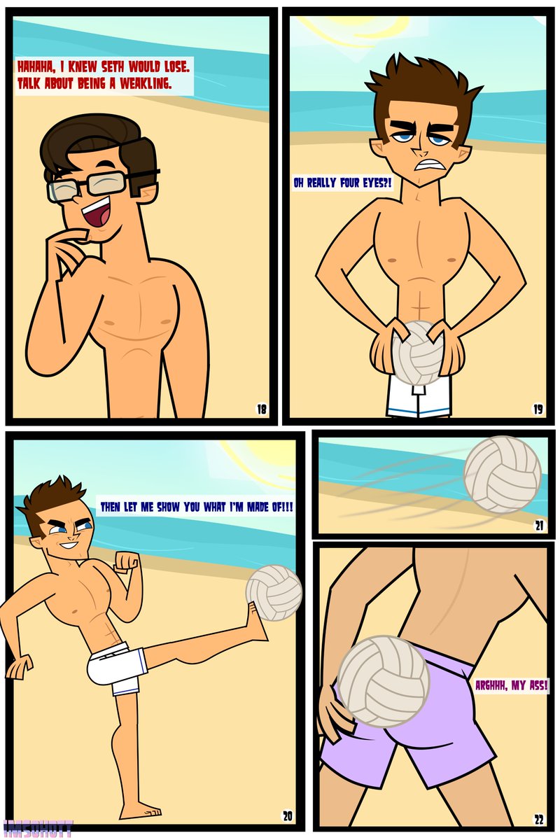 ImSoHottArt's tweet photo. September's comic is avaible🍑This time with Benji from #DisventureCamp, Seth from #RealityResort and Giussepie from #TotalDramaGoUnite You can read the comic on my Patreon😛 #TotalDrama #NSFWcomic #nsfw #yaoibara #NSFWcomic #DramaTotal #Bara https://t.co/joTnuXRULe