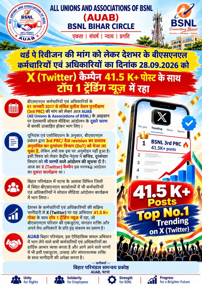 NFTE_BR's tweet photo. एक ही संस्था में, एक को 7वां वेतन आयोग,8वां भी, अन्य को 9 साल से वही पे स्केल,strategic भी affordiblity भी दोनों कैसे चलेगा❓सौतेला व्यवहार ❌करो।@SNEACHQ @SNATTACHQ @AUAB5564 @aigetoachq @aiteea_India @NFTE_CHQ @DoT_India @JM_Scindia @PMOIndia @NFTE_PB @ckmbsnl @BSNL_ka_Bandhan https://t.co/rfby09LAet