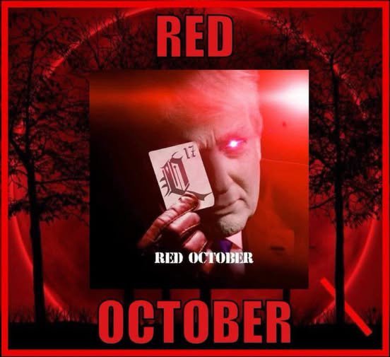NewBarronTrump3's tweet photo. 🚨🚨🚨🚨🚨🚨🚨🚨🚨🚨🚨🚨🚨🚨
⭕️ RED OCTOBER: THE HUNTERS BECOME THE HUNTED ⭕️
October 1, 2025 — YOM KIPPUR.
The holiest day on God’s calendar.
The Book opens. The verdict falls.
→ REPENT or PERISH.
→ No appeal. No escape.
🔥“EBS Activated. https://t.co/0mj5q868Fa