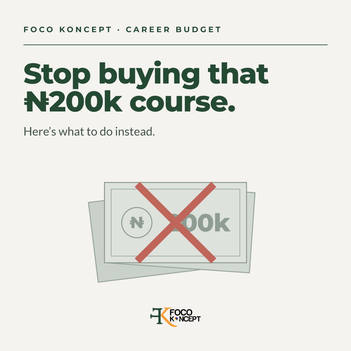 FortuneObieze's tweet photo. The most expensive mistake I see beginners make in tech costs ₦200,000.

It isn't a bad laptop or the wrong programming language. It's paying for a premium course on the assumption that the price will buy employability.

It won't. Here's where I'd point that ₦200k instead: https://t.co/tnwGBSsrUa