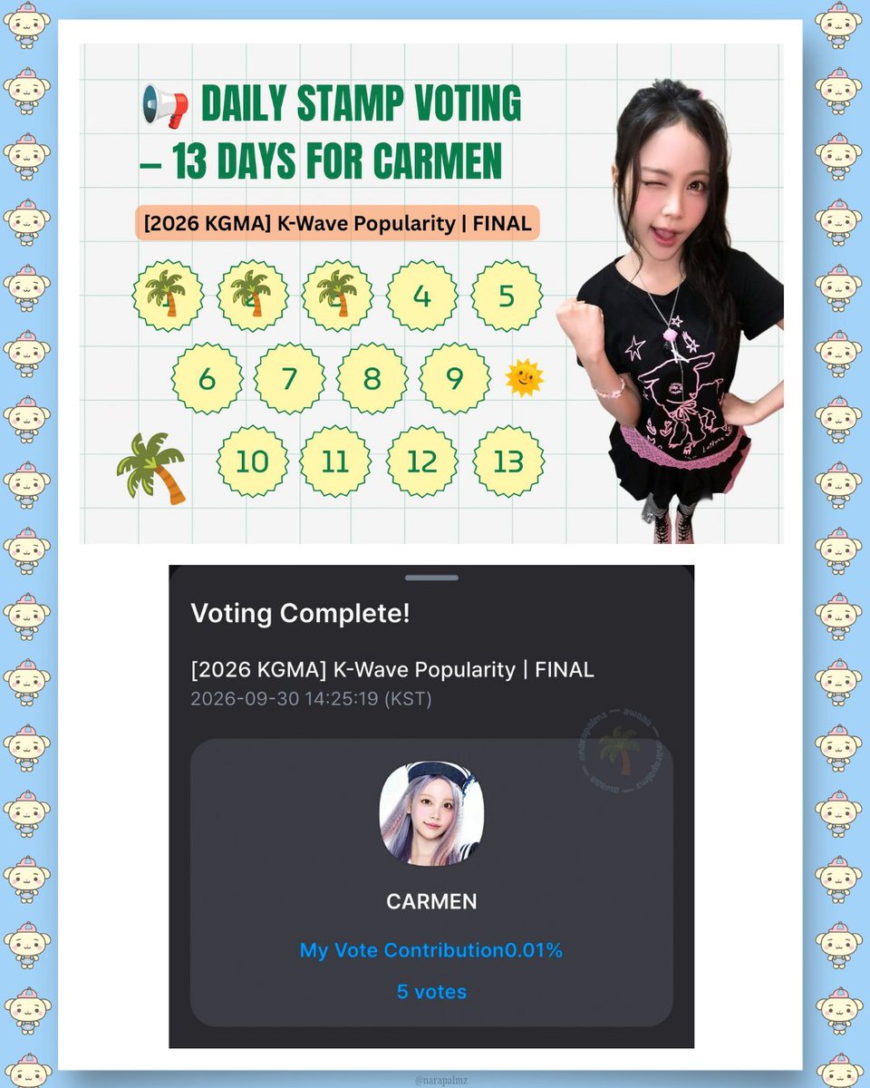 narapalmz's tweet photo. Lawan kita emang ga mudah. Tapi selagi masih ada waktu &amp; Caramels mau gerak bareng, peluang untuk menang masih terbuka.

Jangan lengah, jauhkan gap nya!

1,2,3 vote. 5k,10k donasi. Sedikit dari kita, kalo dikumpulin bersama, jadi dukungan besar buat Carmen.

ALL IN sampe akhir! https://t.co/vpxVtTSI1n