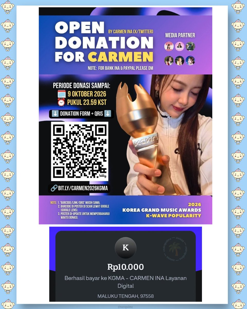 narapalmz's tweet photo. Lawan kita emang ga mudah. Tapi selagi masih ada waktu &amp; Caramels mau gerak bareng, peluang untuk menang masih terbuka.

Jangan lengah, jauhkan gap nya!

1,2,3 vote. 5k,10k donasi. Sedikit dari kita, kalo dikumpulin bersama, jadi dukungan besar buat Carmen.

ALL IN sampe akhir! https://t.co/vpxVtTSI1n