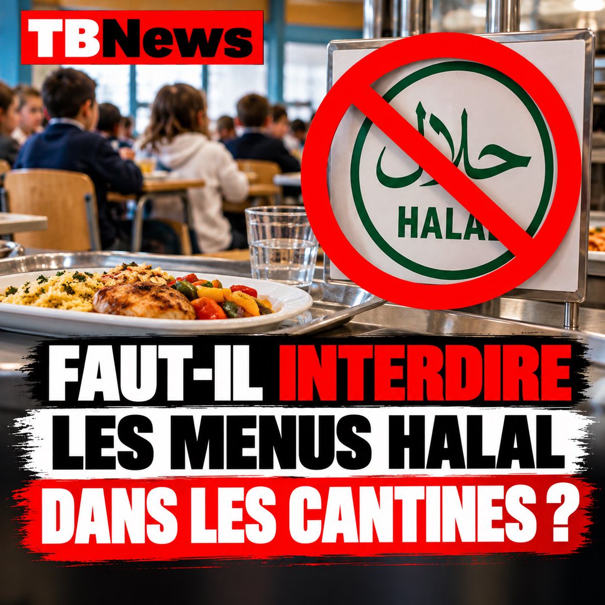 TBNewsFr's tweet photo. 🚩La plupart des cantines françaises servent du halal aujourd’hui. https://t.co/cW0OloZOkP