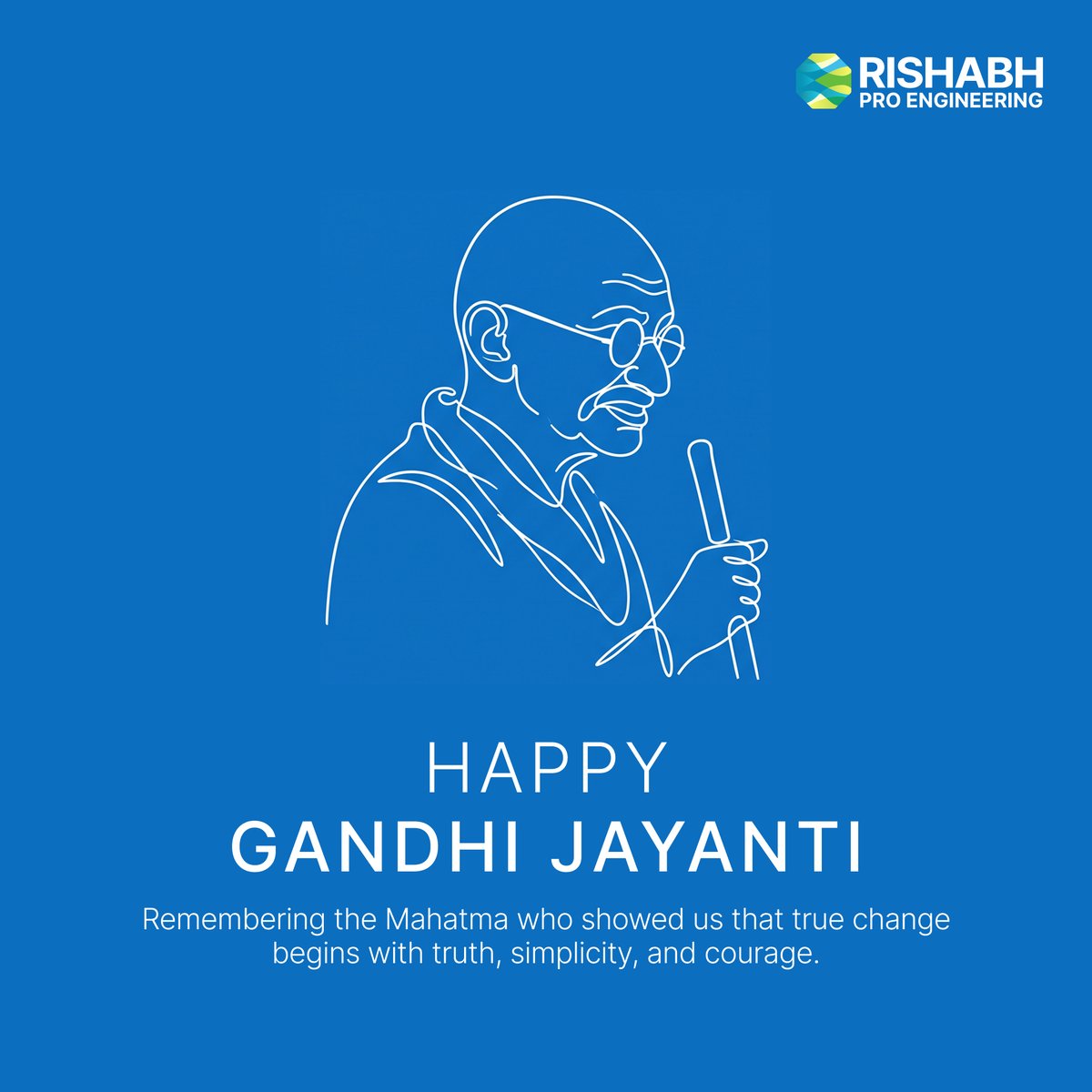 RishabhEng's tweet photo. Engineering with purpose, precision, and responsibility for tomorrow.
#GandhiJayanti #EngineeringExcellence #SustainableEngineering #RishabhProEngineering https://t.co/hDZMiMnwxW
