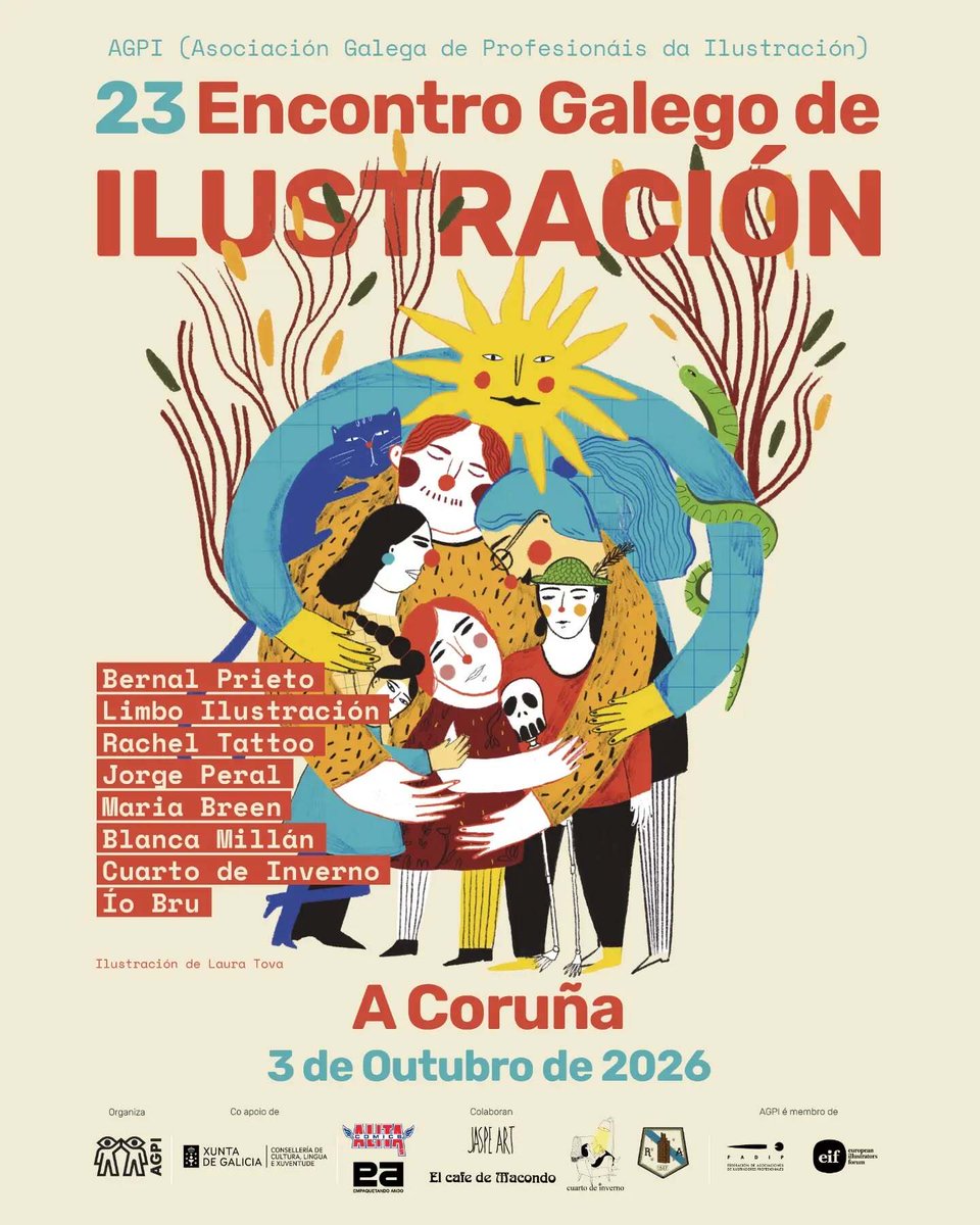silcerino's tweet photo. #Coruña | A cidade acolle o 23º Encontro Galego de Ilustración con actividades no Café Macondo, o Círculo de Artesáns e comercios locais. O programa inclúe obradoiros, revisión de portfolios e faladoiros profesionais ata o 3 de outubro. https://t.co/7feyO6QBdQ