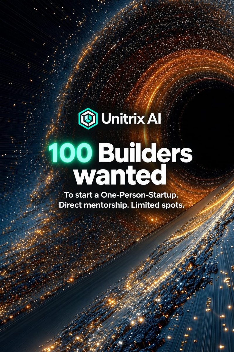 unitrix_ai_'s tweet photo. A problem you notice could become:

*A service.
*A product.
*A tool.
*A one-person company.

100 Builders wanted. Direct mentorship. Limited spots.

Submit your idea: https://t.co/KxK14PcBdS

#startup #ai #idea #latest #trending https://t.co/B8mro8Jj7b