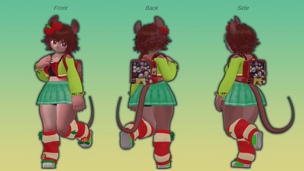 bugabelle_'s tweet photo. While I have a bunch of eyes on me atm I would like to announce my 3D redesign debut of my persona. 👉👈 https://t.co/w8Ri3IIOIZ