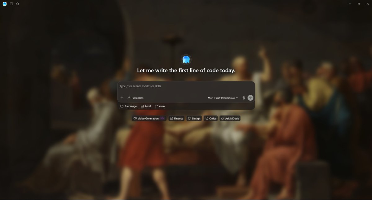 isHeSatoshi's tweet photo. The new Minimax Code app is stunning💫

@MiniMax_AI  @Ronny_MiniMax https://t.co/CLWjWxcDBA