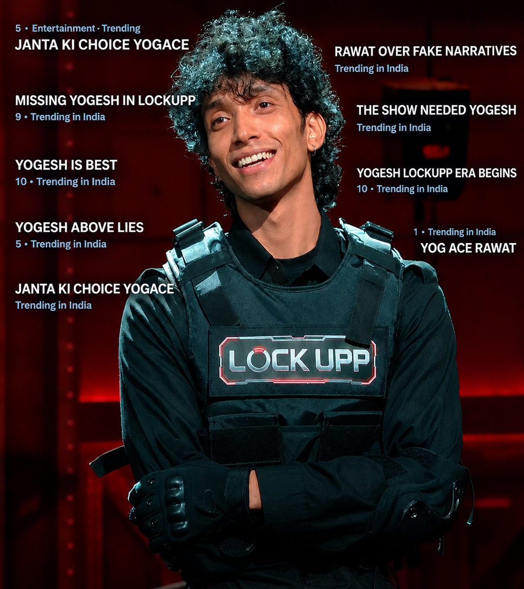 Anayakhan98's tweet photo. Seeing the new season of Lock Upp coming it made me a bit sad bcz this biased show put us through so much.

Anyway,LockUpp may hve brought a new season,but it can nvr bring a contestant like Yogesh Rawat again.That can shake the entire internet.His aura is insane🔥

@YogeshRawa04 https://t.co/bafd9gsx7X
