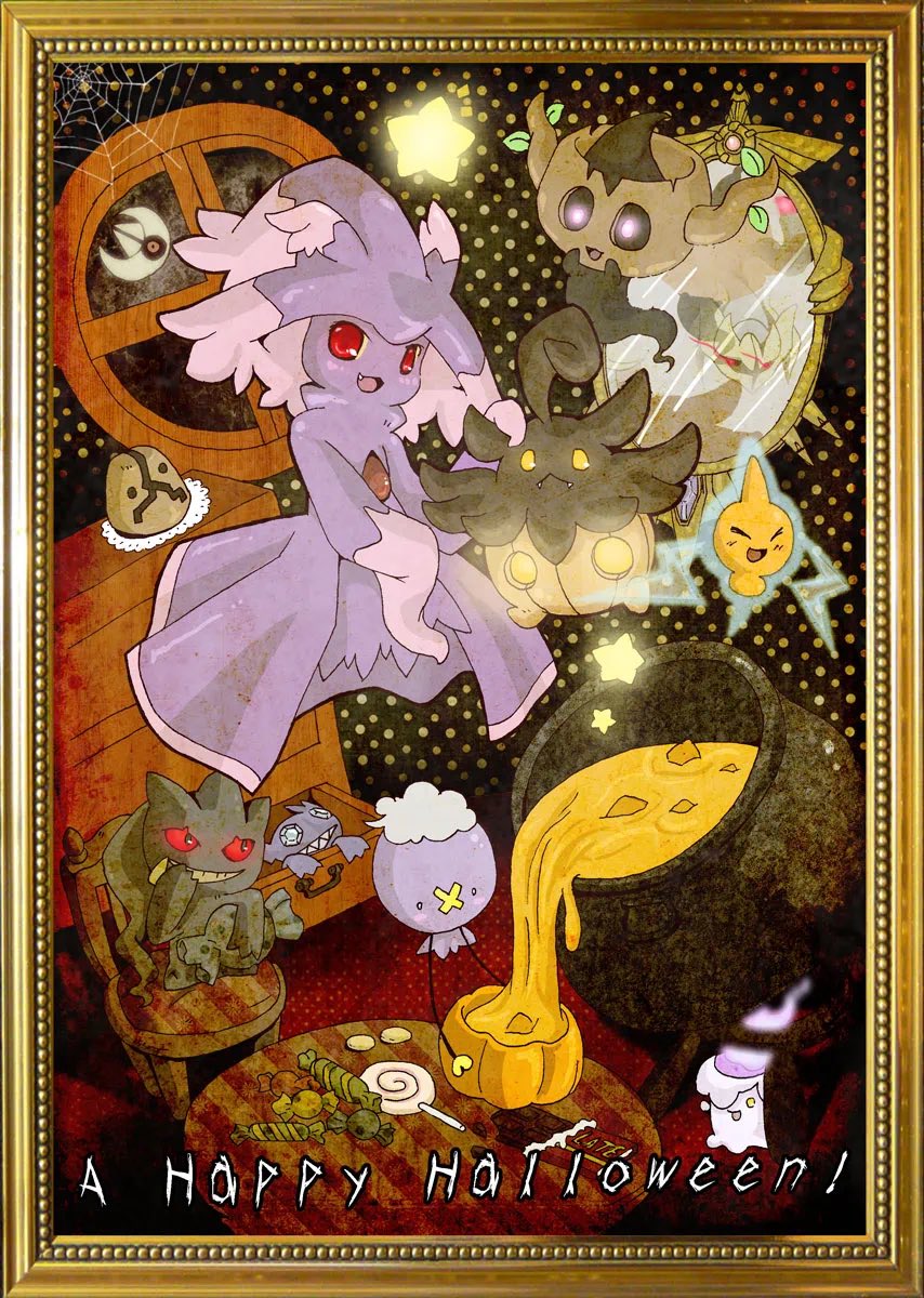 Niu913's tweet photo. バケッチャ好きで昔描いたイラスト🎃 https://t.co/yHvJ5tCFwv
