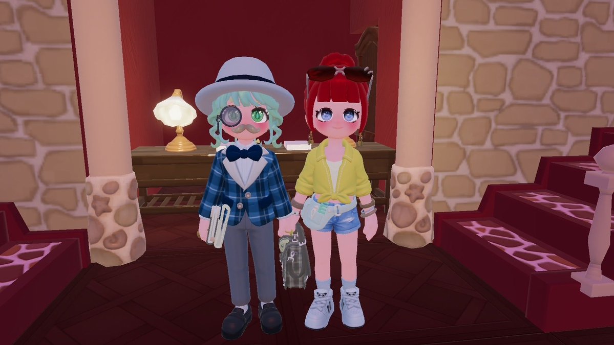 __sunsundayo's tweet photo. テストプレイに参加いただいた
探偵(仮)とバカンス気分の助手です。

@tingle_htpa @Riaringring12 https://t.co/wP4VmJzFbD