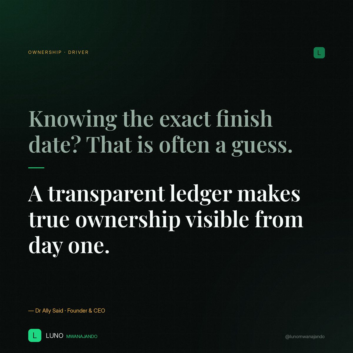 SaidAlibn's tweet photo. A driver makes daily payments on his bodaboda or bajaji. But knowing the exact finish date? That is often a guess. A transparent ledger turns a vague promise into a specific timeline, making true ownership visible from day one. https://t.co/cj6G8zL9Vn
