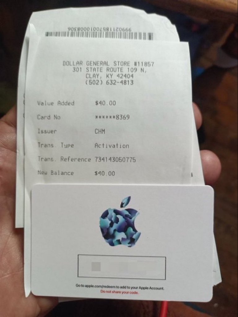GaryWilson4's tweet photo. I got $40 Apple Card what can I get? https://t.co/bZkF67PyEY