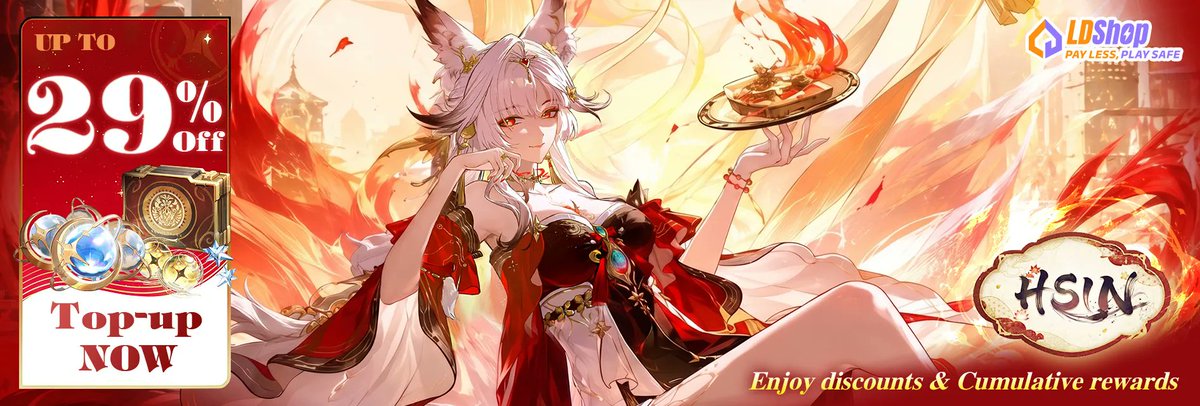 LDShop_Official's tweet photo. Hsin is live—and the Moon Fox Sentinel knows exactly where you hid your Astrites. 🌙🦊
WuWa top-ups are now up to 29% off at LDShop👉 https://t.co/SWdKBrS5fk
Good luck on your Hsin pulls! ✨
#WutheringWaves #WuWa #Hsin #LDShop https://t.co/9FerxbQzHU