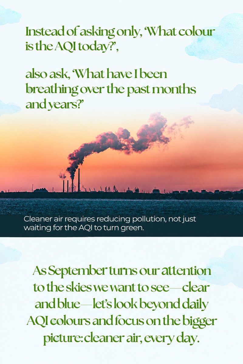 karnatakakspcb's tweet photo. One Green Day ≠ Clean Air: Look Beyond the AQI

#CleanAirAct #CleanAirSolutions #cleanaireverywhere https://t.co/9pU9NvDW6H