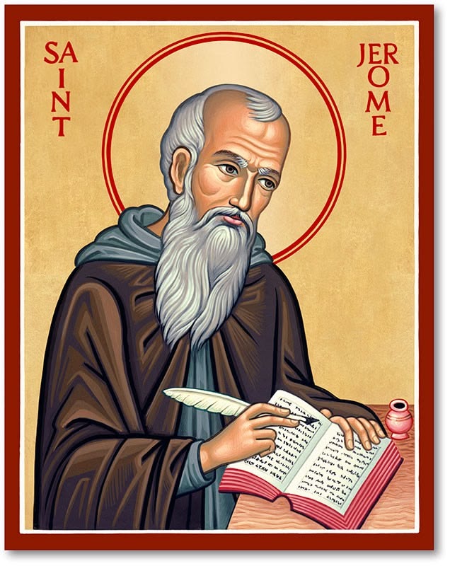 radiomariaug's tweet photo. Ignorance of Scripture is Inorance of Christ." — St. Jerome 📖
On His Feast Day, Let’s Pray for the Grace to Open God’s Word Daily and Draw Closer to Him.
Saint Jerome, Pray For Us! 🙏✨

#SaintJerome #Catholic #FeastDay #BibleStudy #Faith https://t.co/ayljdIccjI