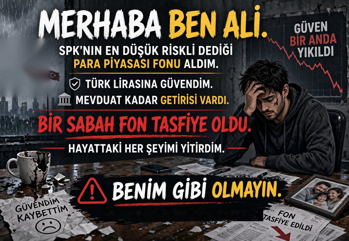 hell_others's tweet photo. Tasfiye, ödemeler aylara yıllara yayılamaz. Yüzbinlerce insanın hayatı karardı.  Türk lirasına güvendiler. @spkgovtr  nin en düşük riskli dediği para piyasası fonuna girdiler. #ppftamödensin https://t.co/cefIjyIJaG