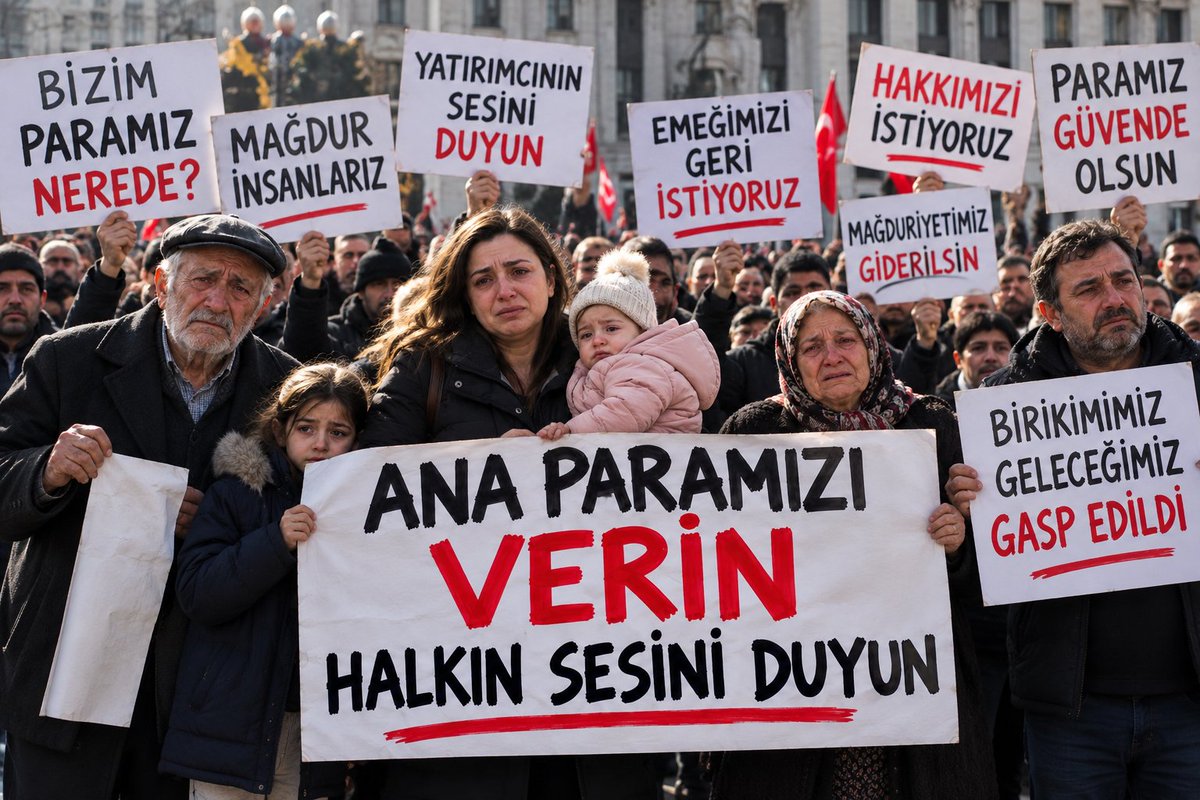 PartialN52628's tweet photo. Kur Korumalı Mevduat sahiplerine 60 milyar dolar ödenmişti.

Yaşanan fon dolandırıcılığı 20 milyar dolar boyutunda fakat biz bunu da talep etmiyoruz.

Herkes ana parasını istiyor.

Bize ana paramızı ödeyin.

#AnaParamızıGeriVerin https://t.co/ZYJPaTQz9d