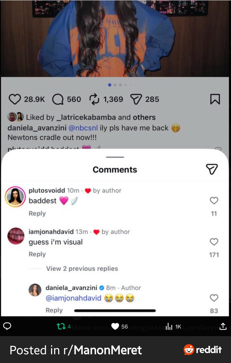 rubyrudevampire's tweet photo. when are we going to have a SERIOUS discussion about how anti-black &amp; misogynoiristic Daniela is?
All the people that she CHOOSES to surround themselves with are cultural vultures, colorists, anti-black and ALL obsessed with Manon.
And who is the common denominator? Daniela https://t.co/nPkBUiAhZZ