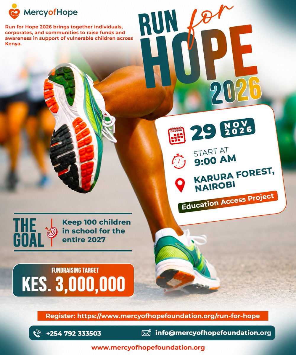 MOHF_Kenya's tweet photo. Last Month of September!!👏

Register for this National Event: Run For Hope 2026🔥🔥
https://t.co/kFsDlTvaKx

Ouma Oluga Mradi Wa kihistoria Borrowing Bingwa Race #MainaAndKingangi Uwezo hospital Rebecca Miano KEMSA Adani #earefinerylaunch Lamu Reginery Ni Yetu SYMPHONY IN MANILA https://t.co/D5YbVounFc