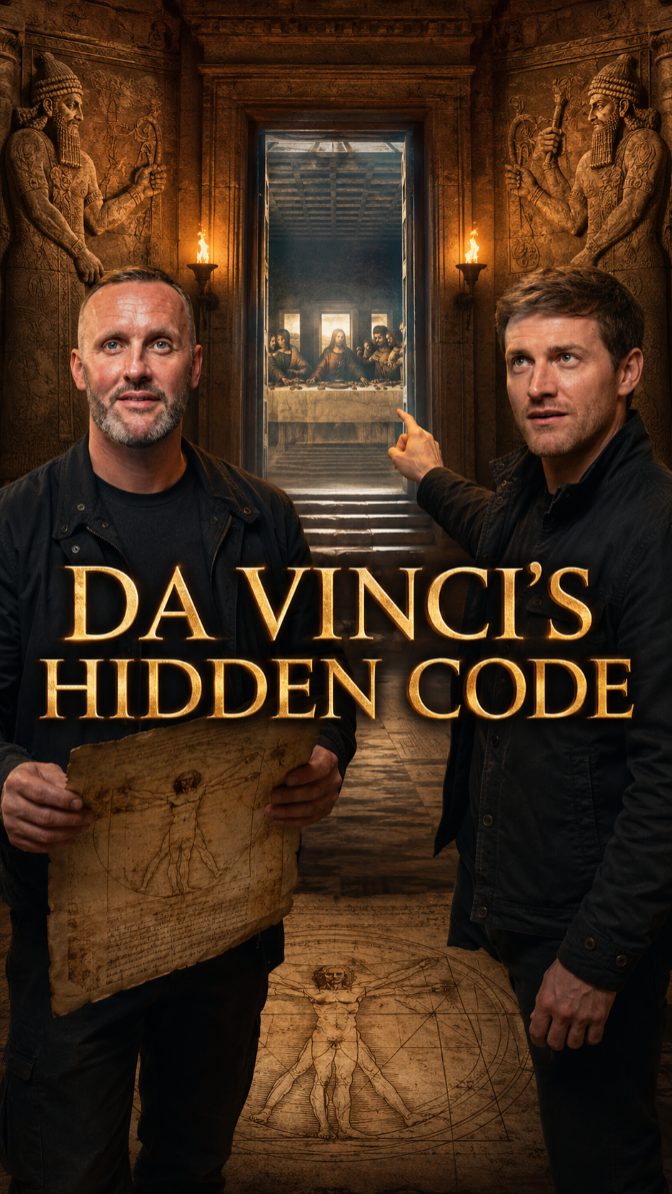 Psnrock's tweet photo. Da Vinci hid ancient truths in plain sight. The Last Supper and Vitruvian Man contain coded messages from mystery schools. There is no separation; we are the universe. https://t.co/wUAqUE6dUF