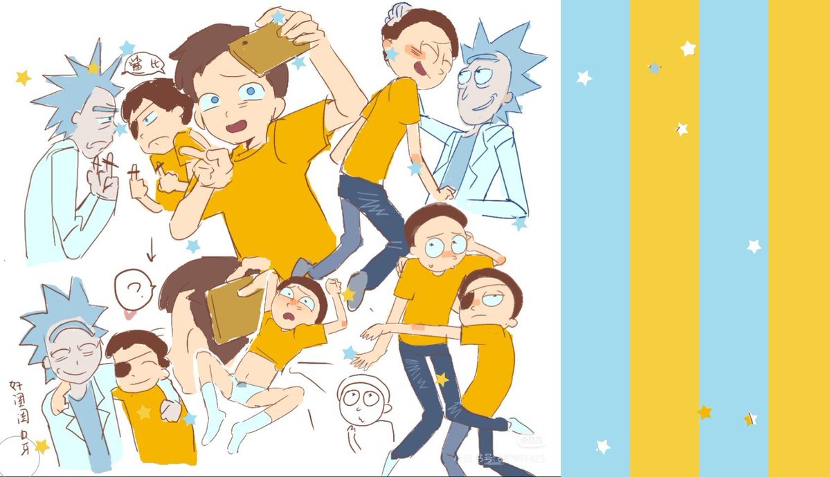 xiwenc137's tweet photo. 拿之前的图玩了一下
 #rickandmorty https://t.co/ddAgT2YSi1