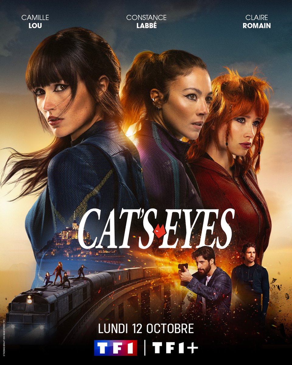 dramanavi's tweet photo. フランス実写ドラマ版『キャッツ・アイ』が爆発的ヒット！シーズン2も開始、世界100ヶ国展開へ

https://t.co/4uy3UphWaI https://t.co/L6Hyz8rMES